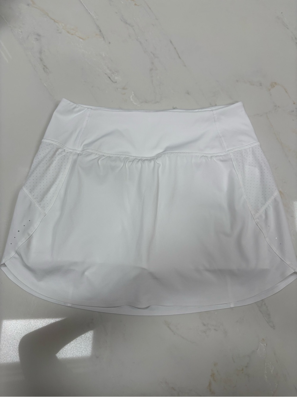 Athleta White Run With It Skort